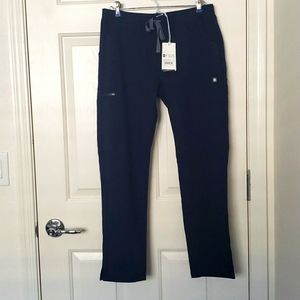 FIGS Yola skinny Small Petite Navy NEW